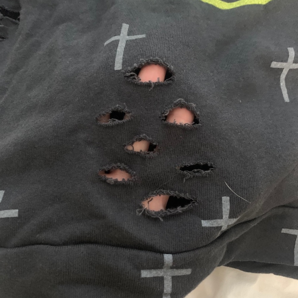 Distressed Sweatshirt - Size Small - Picture 2 of 3